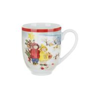 KASANOVA Tazza Mug Natalizia Bambini 440 ml Porcellana