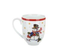 Tazza mug natalizia Pupazzo di Neve 440 ml porcellana