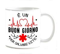 Tazza Mug personalizzata COMPATIBILE CON Grey's You are My Person BUON GIORNO SALVARE VITE,tazza per SANITARI MEDICI INFERMIERI cardiologia