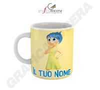 Tazza Mug Personalizzata con Nome Inside Out Gioia Film Cartone idea regalo