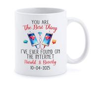 Tazza Mug You Are The Best Thing I've Found On Internet Tazza da caffè Divertenti Tazzas Mug da caffè in Ceramicas Tazzas Regalo per Collega Compleanno Lavori 330 Ml