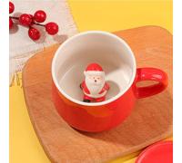 Tazza Natalizie Regalo Natale Donna Mamma Uomo Tazze Divertente Colazione Regali Adolescenti Amiche Colleghe Papà Fratello Coppia Fidanzata Moglie Bambini Tazzina Caffè 3D Con 50 Adesivi Natalizi