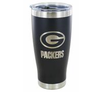 Tazza Nera Da 20oz Dei Green Bay Packers Con Logo Inciso