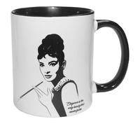 Tazza Nera E Bianca 11oz Icona Regalo Per Lei / Lui - Scegli Design