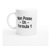 Tazza Non posso, ho Formula 1 - Tazza motori - Idea regalo F1 fan