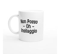 Tazza Non posso, ho insilaggio - Tazza agricoltura - Regalo contadino
