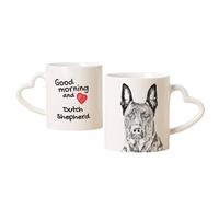 Tazza Olandese Del Pastore Con Cane Buongiorno Cuore Art-Dog