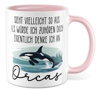 Tazza Orca regalo Sembra forse come se fossi come se io senti... Tazza da caffè, balene, mare, vacanze, immersioni, animali, amore degli animali, idea regalo Walliebe Ironia, gioco di parole, meme