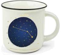 Legami - Tazza, Count Your Lucky Stars, Tazza in Porcellana New Bone China, Segno Zodiacale Laminato in Oro, Lavabile in Lavastoviglie, Capacità 350 ml, Tema Aries