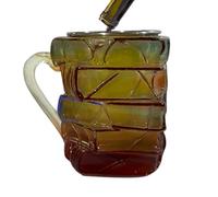 Tazza per amanti dei libri, tazza da caffè a forma di libri, in resina, dipinta a mano, collezione di decorazioni da tavolo per lettori bibliotecari bevande calde e fredde