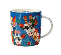 Maxwell & Williams Love Hearts Tazza in Porcellana Dipinta con Animali, Motivo “La Famiglia G”, Confezione Regalo, Colore Blu, 370 ml