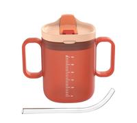 Tazza Per Anziani - Manici Per Tazza Sigillati | Bicchiere Con Manici | Coppa Sigillata | Coppa Per L'assistenza Agli Anziani | Bottiglia D'acqua Con Coperchio E Cannuccia | Tazza D'acqua Per La Cura