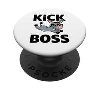 Tazza Per Appassionati Di Caffè Divertente Con Asino PopSockets PopGrip Adesivo