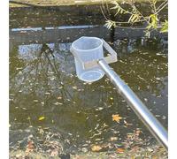 tazza per campionamento 'acqua Asta Per Campionatore D'acqua In Plastica, Mestolo Regolabile Per Campioni Di Liquidi Per Test Di Qualità Dei Liquidi Nello Stagno Di(500 ml,L 300 cm/9.8 ft)