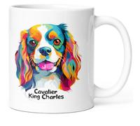 Tazza per cani Cavalier King Charles Tazza con messaggio di umorismo divertente Razza Animali. Idea regalo originale e bello amico, uomo, donna, bambino, collega, per compleanno, Natale, San