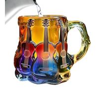 Tazza per chitarra, tazza per chitarra artistica 3D, tazza artistica per musicisti, chitarristi e insegnanti, idea regalo per casa, collezione, Natale, compleanno, viaggi