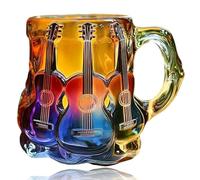 Tazza per chitarra, tazza per chitarra artistica 3D, tazza regalo per chitarristi e musicisti, uso quotidiano da viaggio, casa, collezione regalo di Natale, compleanno
