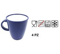 TAZZA PER COLAZIONE IN "RESYLIN" - 4 PZ - 30 CL - ANTISLIP