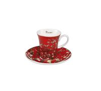 Tazza per Espresso Van Gogh Albero Mandorla Rosso GOEBEL Porcellana