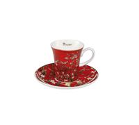 Tazza per Espresso Van Gogh Albero Mandorla Rosso GOEBEL Porcellana