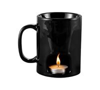 Tazza per fondere il cioccolato, scalda burro in ceramica, portatile, per cena a base di frutti di mare, dessert, salsa, caramelle, formaggio, compleanno, appuntamento, serate, picnic, feste in