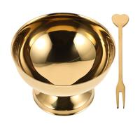 Tazza Per Gelato Acciaio Inossidabile Coppette Riutilizzabili Dessert Con Piedi