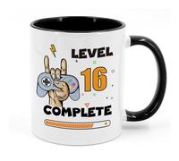 Tazza per Il 16° Compleanno, Regalo per Un Adolescente di 16 Anni, Tazza da caffè per Videogiochi, Tazza per Giocatori, Regalo di Compleanno, Idea Regalo per Il Compleanno di Ragazzo e Ragazza
