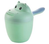 Tazza per il risciacquo del bagnetto per bambini, divertente versatore d'acqua per il bagno dell'ippopotamo per bambini con design facile da riempire, doccia delicata per risciacquo dei capel