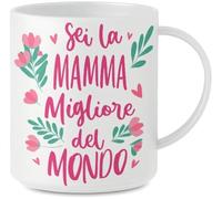 Tazza per la mamma con frase decorativ a rilievo Mamma sei il mio tesoro più grande (Tazza, 0-24)