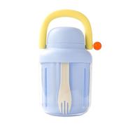 Tazza per la preparazione dei pasti con coperchio a prova di perdite e forchetta sana, per la palestra e la scuola di ufficio, contenitore essenziale per insalata portatile con forchetta rimovibile e