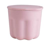 Tazza per la pulizia dei pennelli da trucco multi funzionale sicuro PP TPR ciotola di pulizia della spazzola cosmetica con stendibiancheria, rosa, casual