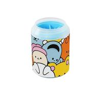 Tazza per la pulizia delle zampe, riutilizzabile, con morbida spazzola per massaggio, essenziale per tutti i proprietari di animali domestici, cani e gatti