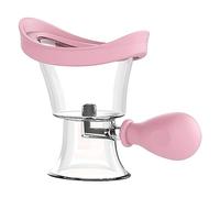 Tazza per lavaggio oculare, kit detergente per lavaggio oculare da 2 pezzi | Strumento manuale per tazza per la pulizia degli occhi con pressione dell'aria in silicone, trasparente con contenitore per