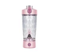 Tazza per mescolare il caffè, Shaker Elettrico For Proteine, Ricaricabile Tramite USB, For Allenamento Fitness E Viaggi,Automescolante(Pink)