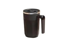 Tazza per mescolare il caffè, Tazza Da Caffè Elettrica Con Miscelazione Automatica, Ricaricabile Tramite USB, Da 400 Ml, In Acciaio Inossidabile, Portatile, For Bere Tè E Latte.,Automescolante(Black)