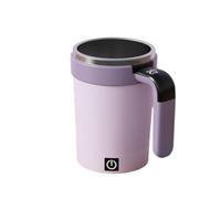Tazza per mescolare il caffè, Tazza Di Miscelazione Automatica, Tazza Di Caffè Elettrica Ricaricabile, Tazza Portatile For Bere Il Tè O Il Latte, Utensili Magnetici Rotanti,Automescolante(PURPLE)