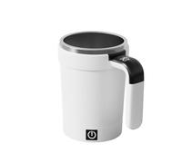 Tazza per mescolare il caffè, Tazza Di Miscelazione Automatica, Tazza Di Caffè Elettrica Ricaricabile, Tazza Portatile For Bere Il Tè O Il Latte, Utensili Magnetici Rotanti,Automescolante(WHITE)