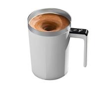 Tazza per mescolare il caffè, Tazza Elettrica Da Caffè Automiscelante, Ricaricabile Tramite USB, Da 400 Ml, Con Meccanismo Magnetico Automatico, Impermeabile,Automescolante(White)