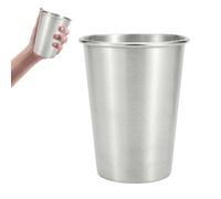Tazza per pint, in acciaio inox, infrangibile, in materiale robusto, infrangibile, infrangibile, per viaggi all'aperto, senza BPA, in metallo