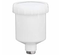 Tazza per Pistole a Spruzzo da 125 Ml, Tazza in Plastica di Ricambio per Pistole a Spruzzo con Filettatura Femmina da 15 Mm per la Verniciatura
