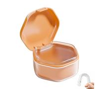 Tazza per protesi dentaria - custodia da bagno per protesi dentarie, scatola per protesi portatile | tazza per protesi impermeabile con coperchio,custodia impermeabile per protesi dentarie