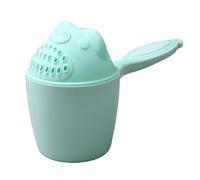 Tazza per risciacquo per shampoo, creativa a cascata, simpatica tazza a forma di animale, materiale PP | Protezione degli occhi per lavare i capelli con manico per il lavaggio dei capelli del bambino