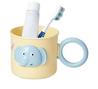 Tazza per spazzolino da denti, tazza per lavarsi i denti, tazza per collutorio con elefante, riutilizzabile, accessori da bagno, accessori per la pulizia dei denti, tazze da caffè per bambini e adulti