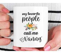 Tazza per tata, regalo per la tata, regalo per la festa della mamma, tazza da caffè per tata, regalo per la festa della mamma, tazza da caffè My Favorite People Call Me Nanny