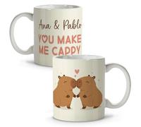 Tazza personalizzata capibara. Tazze personalizzate capybara. Tazze colazione. Regalo donna compleanno. Regali uomo. Regalo fidanzato e fidanzata. Anniversario per lui. Regali natale originali