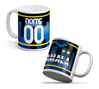 Tazza personalizzata con Nome Numero Foto per Tifoso INTER calcio ceramica