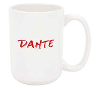 Tazza Personalizzata Dante Tazza con Scritta Compleanno 2 pezzi | Simpatico Tazza per Tè o Caffè Divertente Tazzine Caffe Amica Principesse