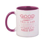 Tazza Personalizzata Soft Pink Good Morning This Is God I'Ll Tazza | Bicchiere Laurea 2 pezzi-330ml Robusto Tazza Colazione Divertente Tazza Magica Mamma Sorella