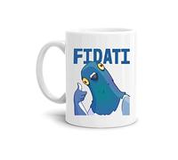 Tazza Piccione Uccello fidati - mug divertente simpatica in ceramica simpatica per la colazione, caffè o tè
