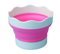 Tazza pieghevole da viaggio per artisti con grado alimentare per pittura acrilica pennello pulizia miscelazione colore portatile artista pennello arte tazza